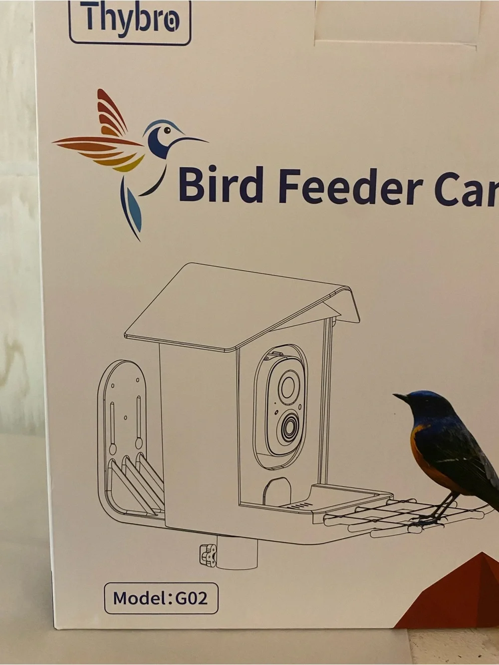 Bird Feeder Camera in White